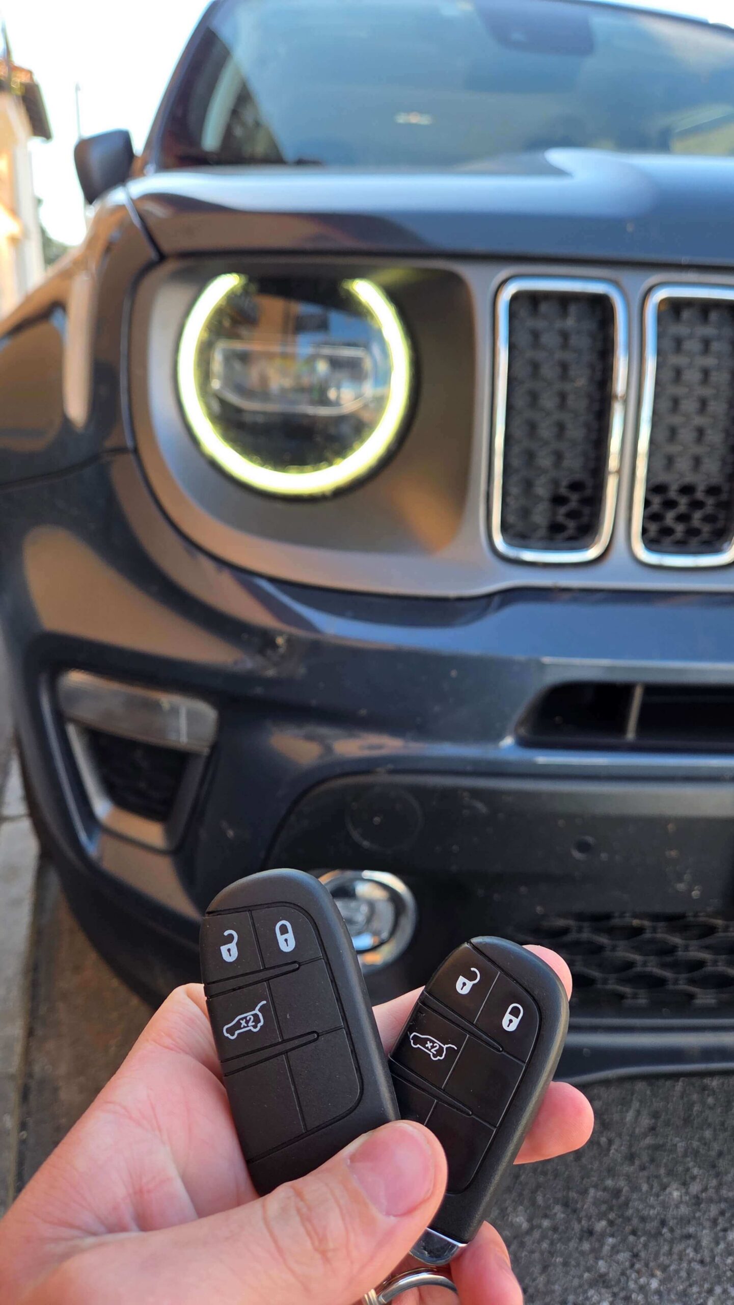Codifica chiave keyless Jeep Renegade