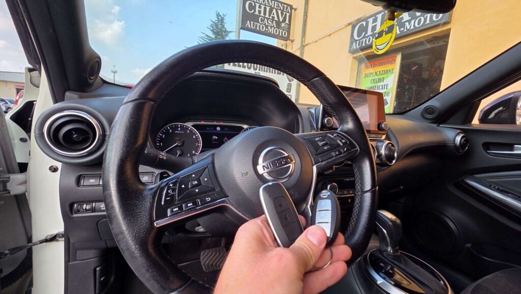 Duplicazione chiave keyless Nuova Nissan Juke