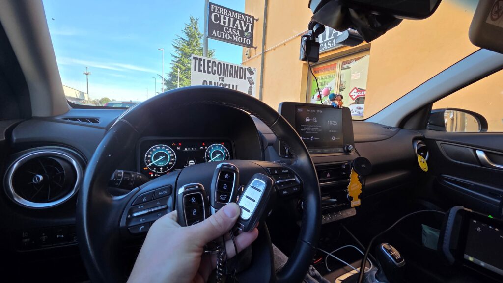 duplicazione chiave keyless Hyundai Kona