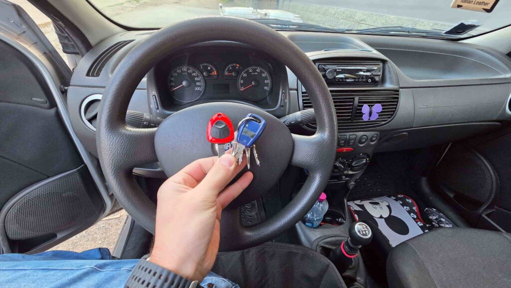 Duplicazione chiave radiocomando Fiat Punto