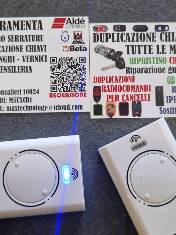 copia telecomando faac
