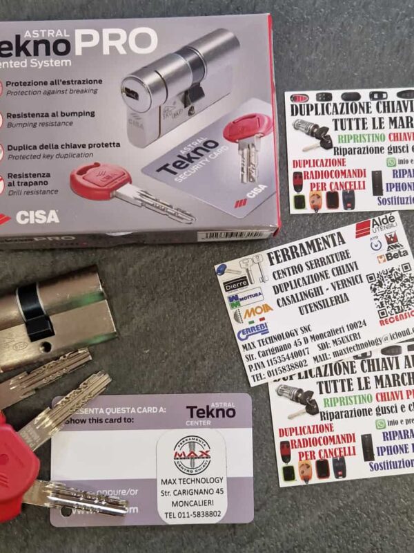 CILINDRO CHIAVE ROSSA CISA