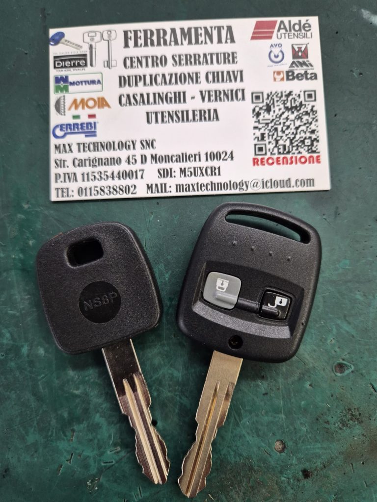 ripristino chiavi BRUCIATE SUBARU