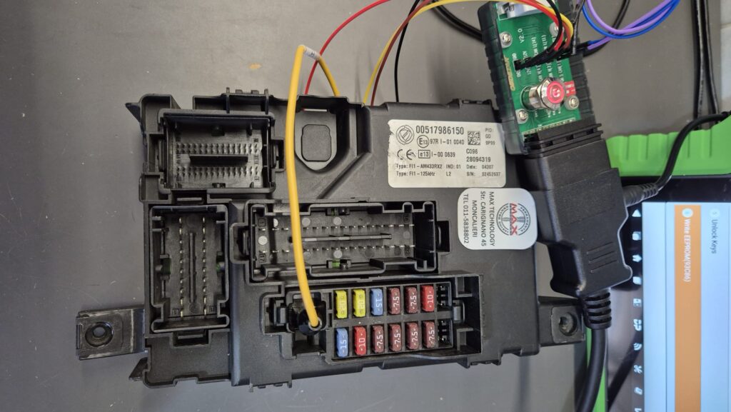 Clonazione body computer Fiat Grande Punto