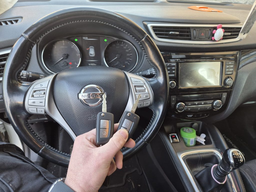 Duplicazione chiave telecomando Nissan Qashqai