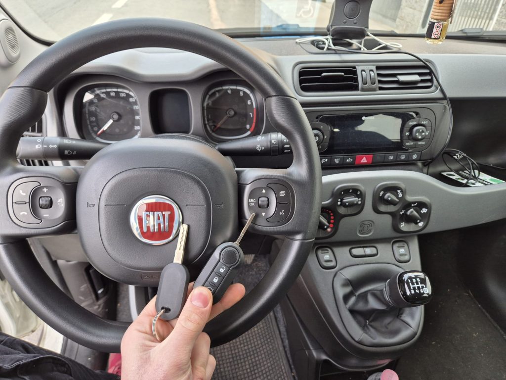 Duplicazione chiave telecomando Fiat Panda 