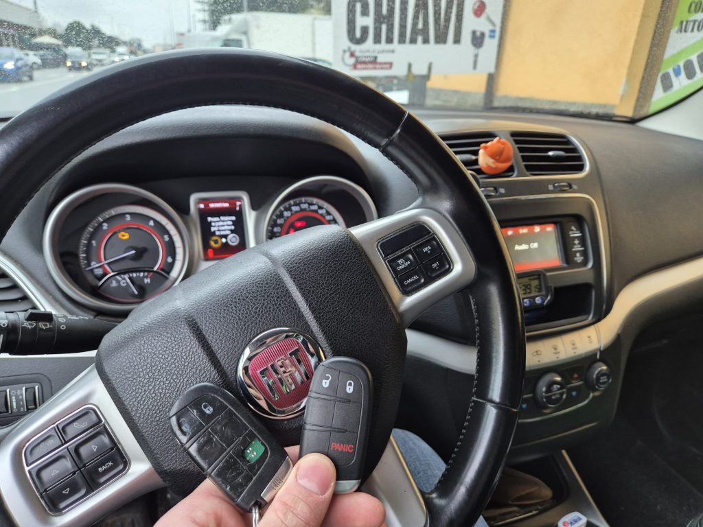 Duplicazione chiave keyless Fiat Freemont