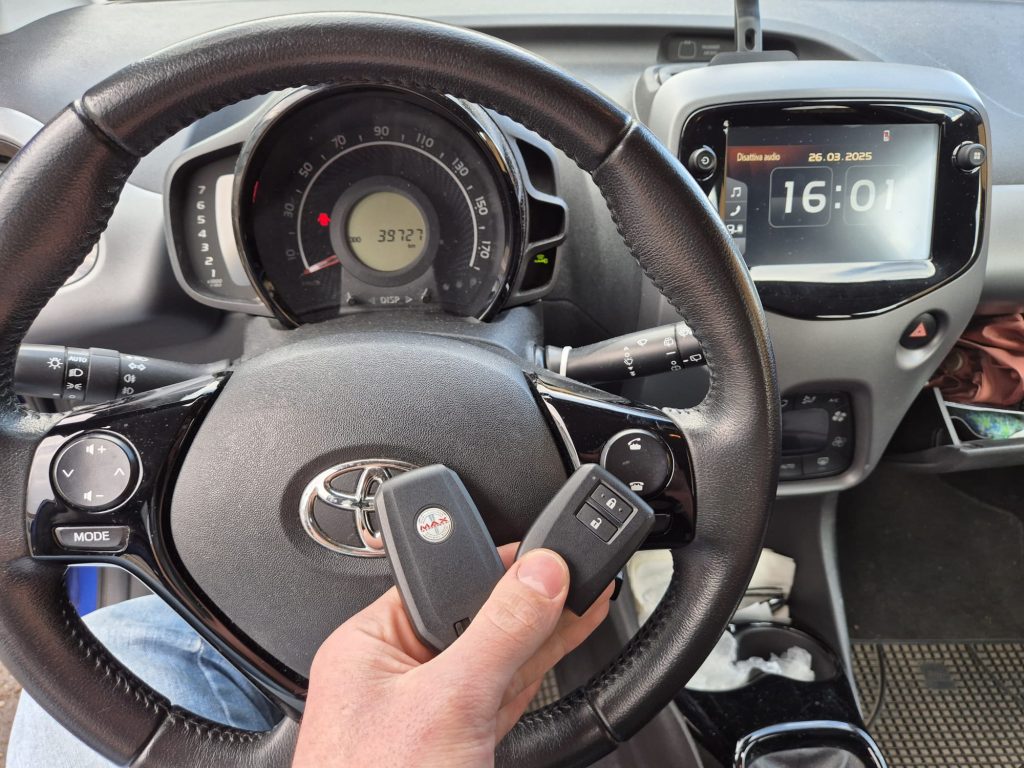 Duplicazione chiave keyless Toyota Aygo