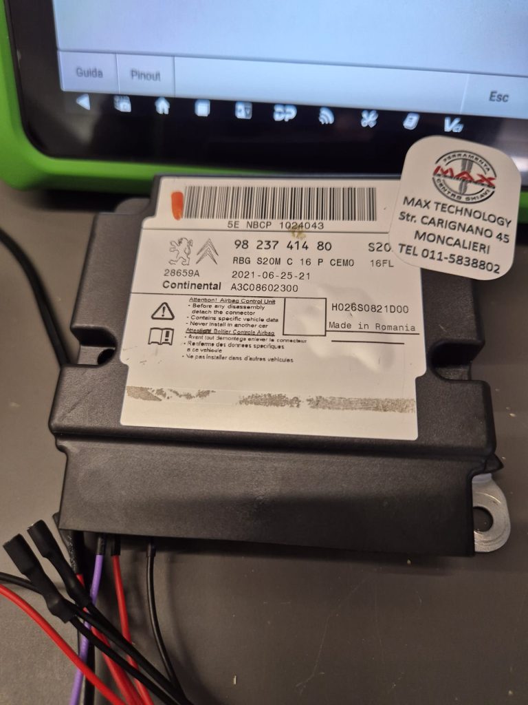 Reset centralina airbag Citroën C3 