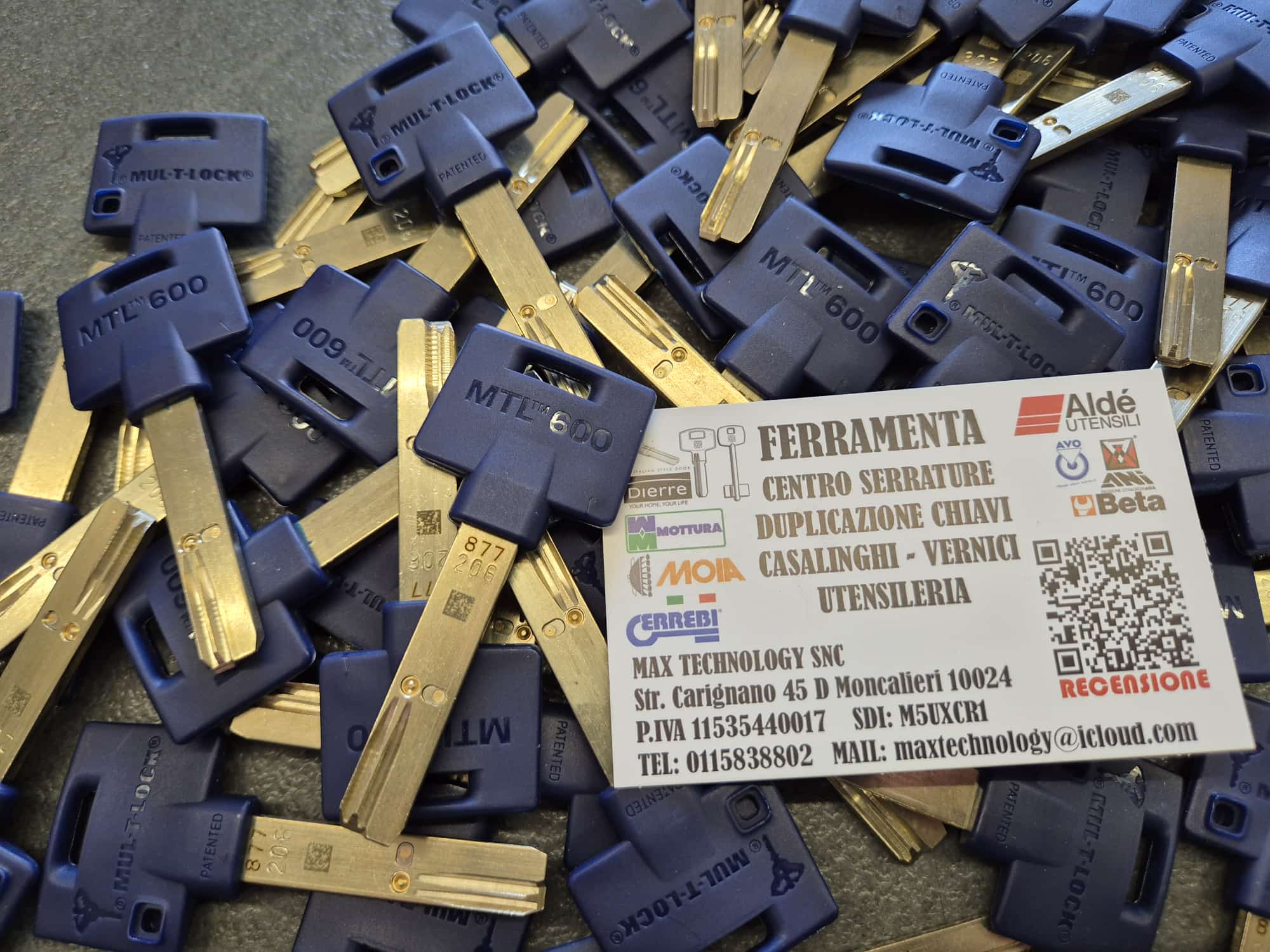 Duplicazione chiave MUL-T-LOCK Torterolo MTL600.