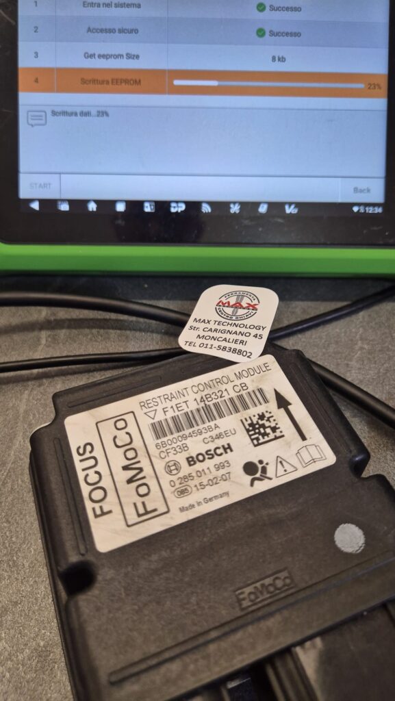 Reset centralina airbag Ford Focus F1ET 14B321 CB