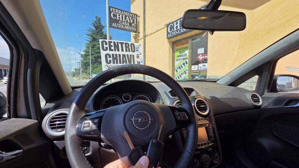 Codifica chiave radiocomando Opel Corsa