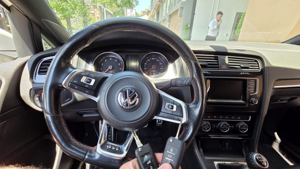 Duplicazione chiave radiocomando Golf 7 GTI