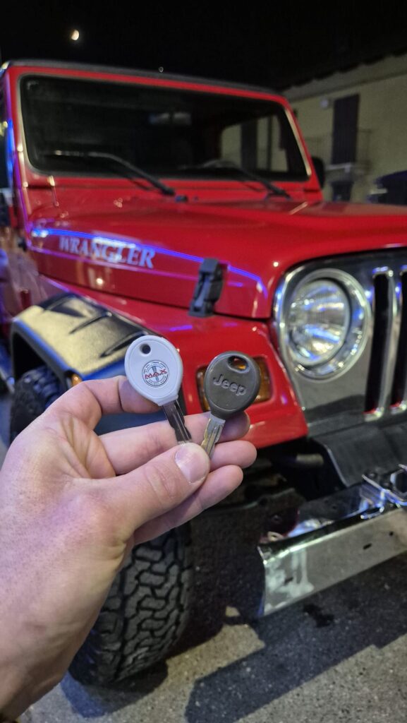 Duplicazione chiave Jeep Wrangler